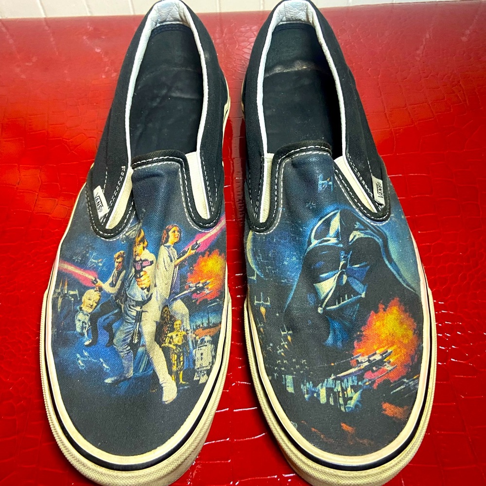 Star Wars Vans Slip on. Limited Edition Used